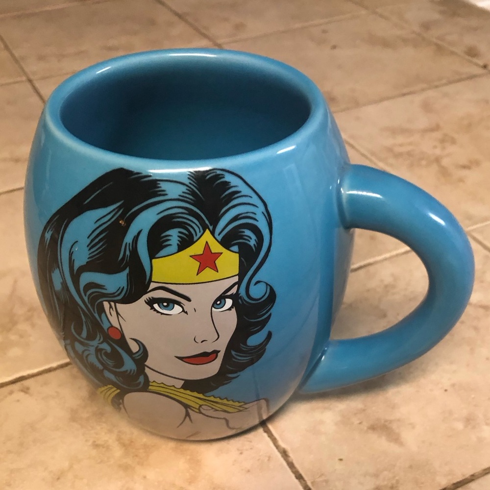 Blue Wonder Woman Mug- $25 or $20 w/offer
